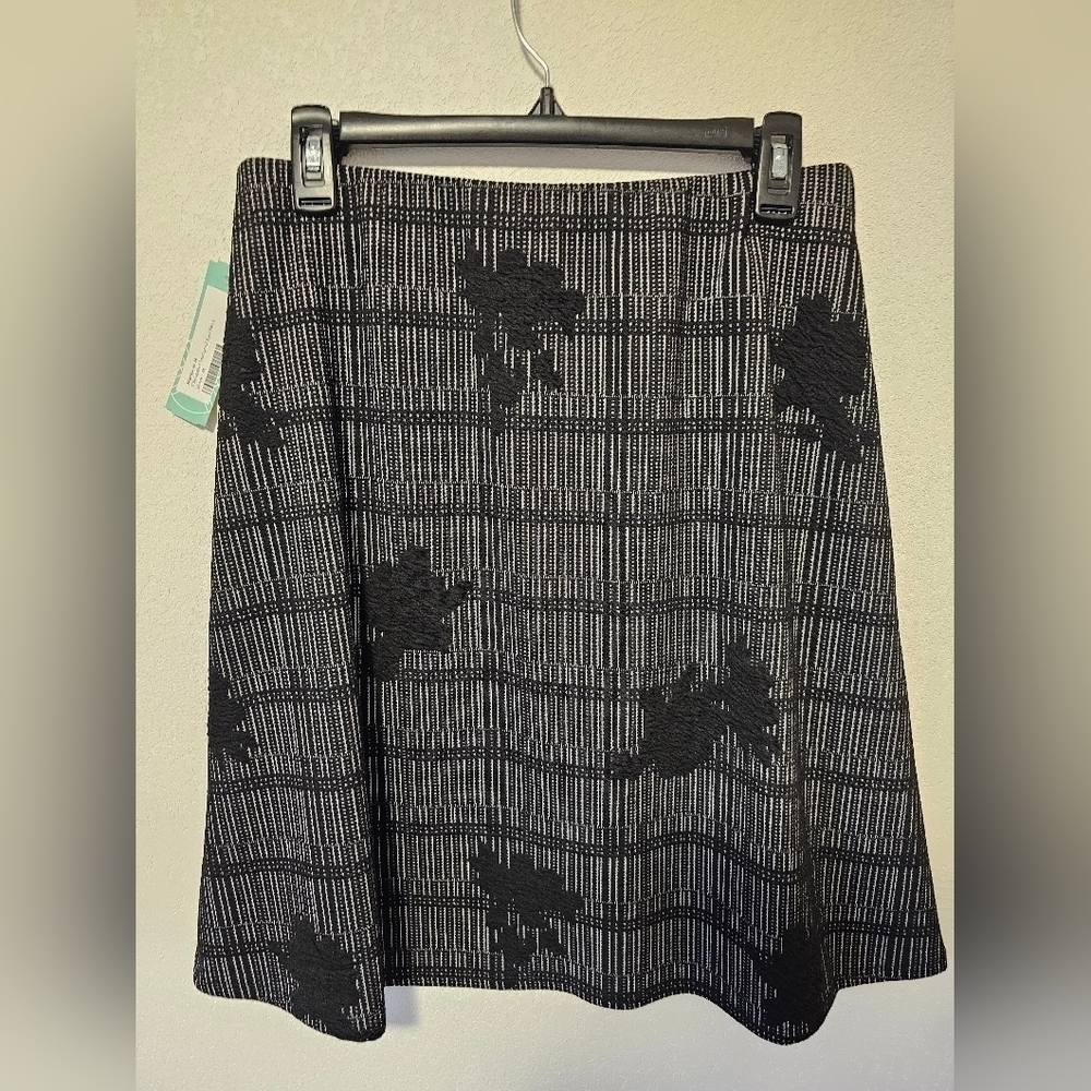 Margaret M A-Line Black and White Skirt Stitch Fix NWT Women's Size Medium - Picture 6 of 9